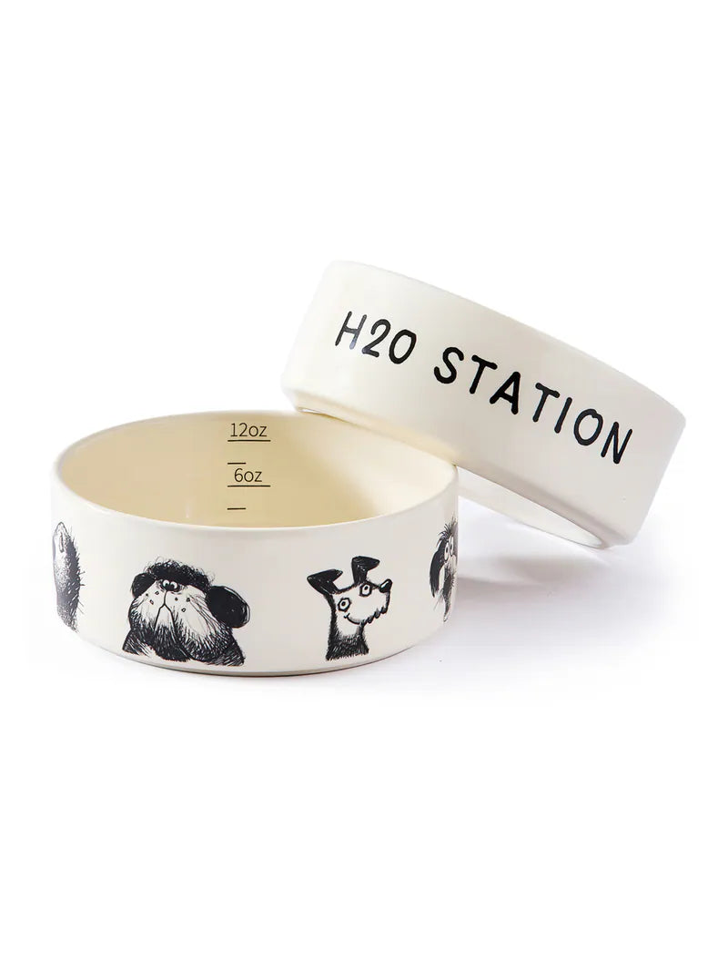 Ceramic Pet Bowl - Derpy Bowl